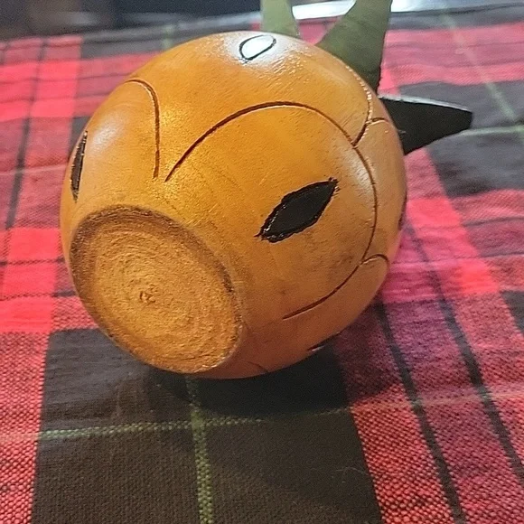 5 For 25.00/Pineapple Wooden Candle stick holder,Hand carved,EUC - Picture 2 of 4